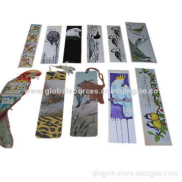 Paper Bookmarks with Ribbon, OEM and ODM Orders Welcomed